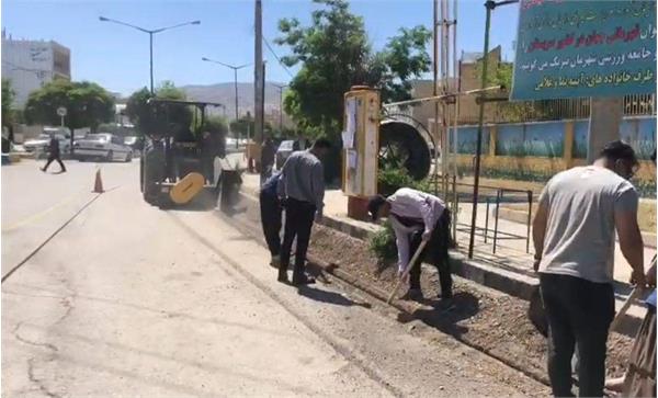 عملیات عمرانی فیبرنوری شهرستان گیلانغرب در استان کرمانشاه کلید خورد