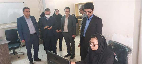 بازدید مدیرکل ICT کرمانشاه از مراکز پشتیبانی اینترنت ثابت و 118