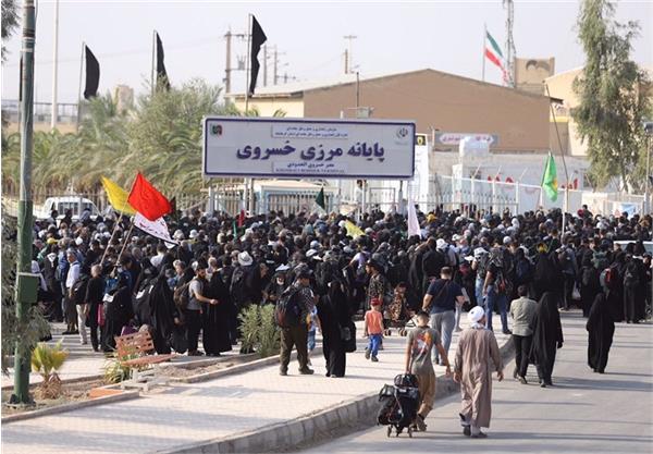 افزایش 50 درصدی تردد زوار ابا عبدا... الحسین (ع) از مرز خسروی