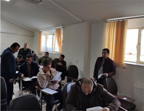 برگزاری آزمون تعیین سطح مربیان دوره‌های مهارتی ICT نیروهای مسلح در کرمانشاه