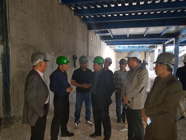 بازدید مشاور وزیر در امور اجرایی از مراحل اجرای احداث ساختمان Data Center , ICT complex کرمانشاه