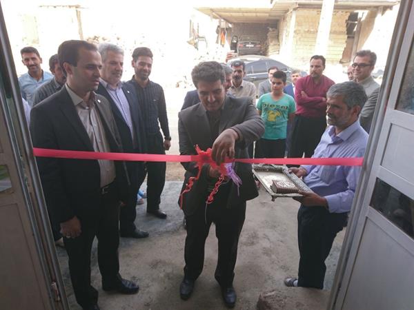 افتتاح باجه پست بانک و ATM روستای زلزله زده "زرده" در هفته دولت
