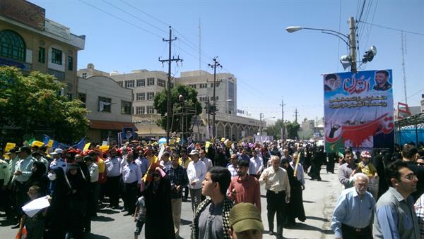 حضور پرشور در راهپیمایی روز جهانی قدس